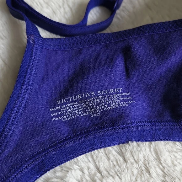 Victoria's Secret Purple Cotton Bra - Picture 15 of 15